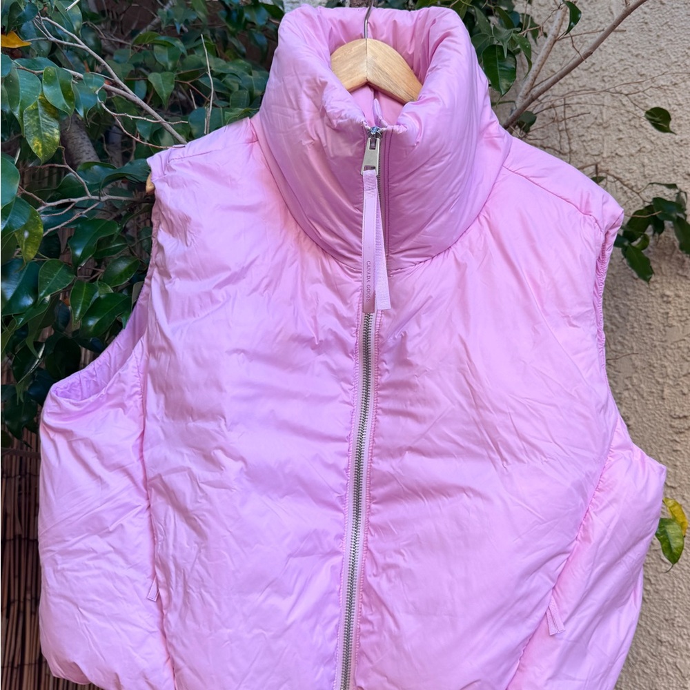 Canada Goose Spessa Cropped Vest Baby Pink-Rose tendre 4847W